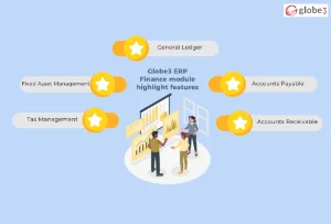 Top 5 Features of ERP Finance Module article image - Globe3 ERP